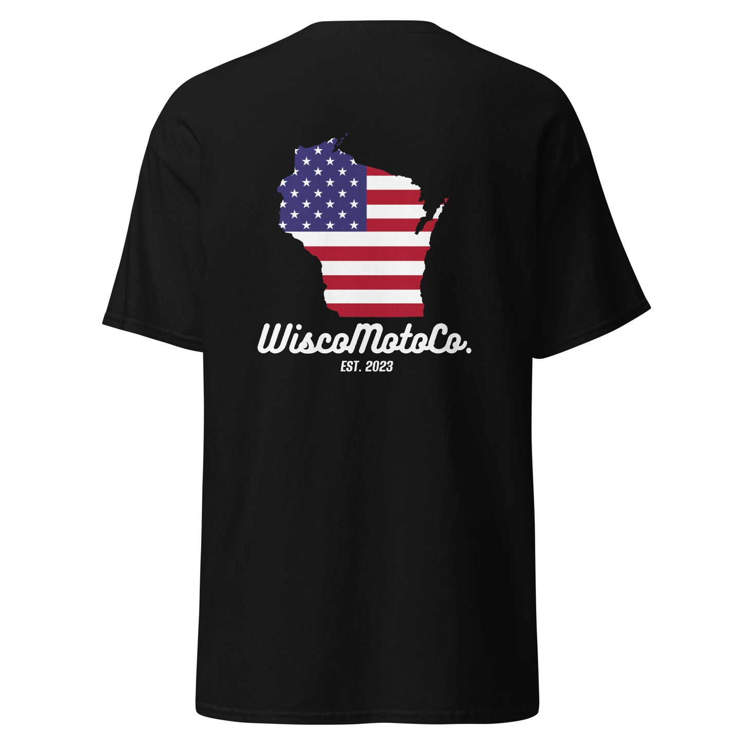 WiscoMotoCo. Plate Tee