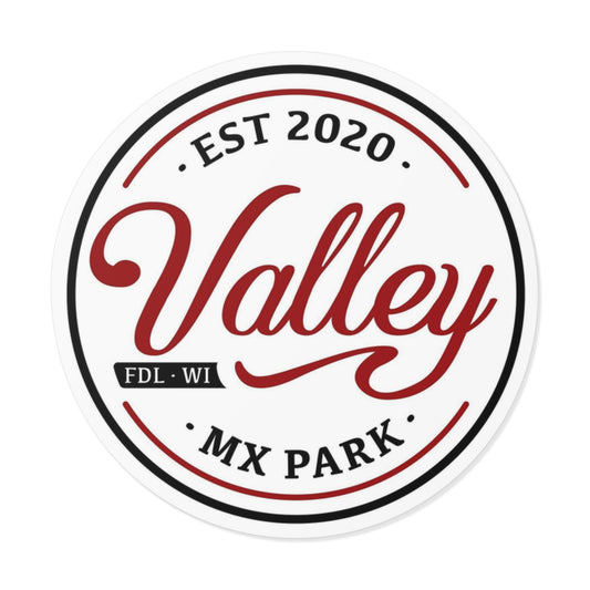 Valley MX Round Vinyl Stickers