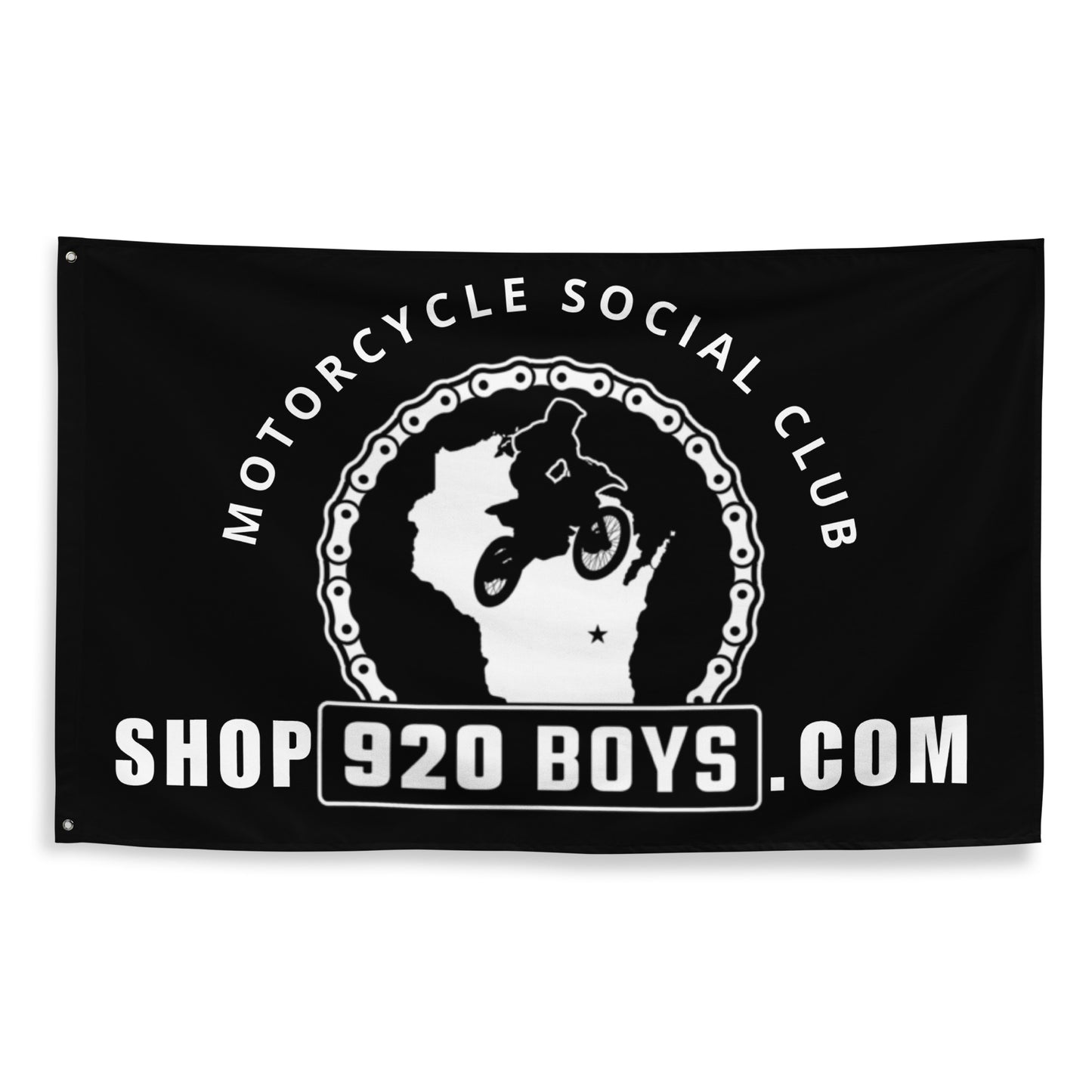 Motorcylce Social Club Flag