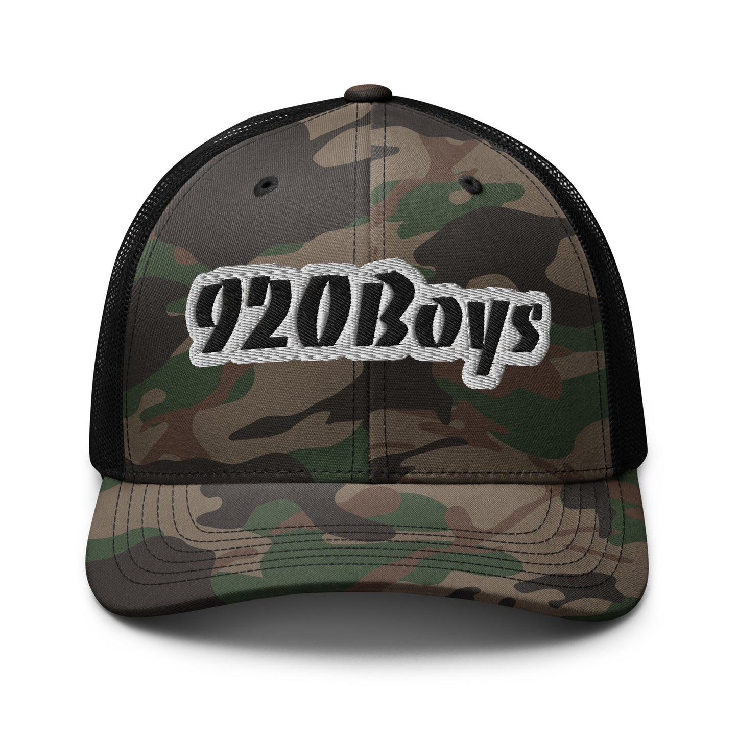 Camouflage trucker hat