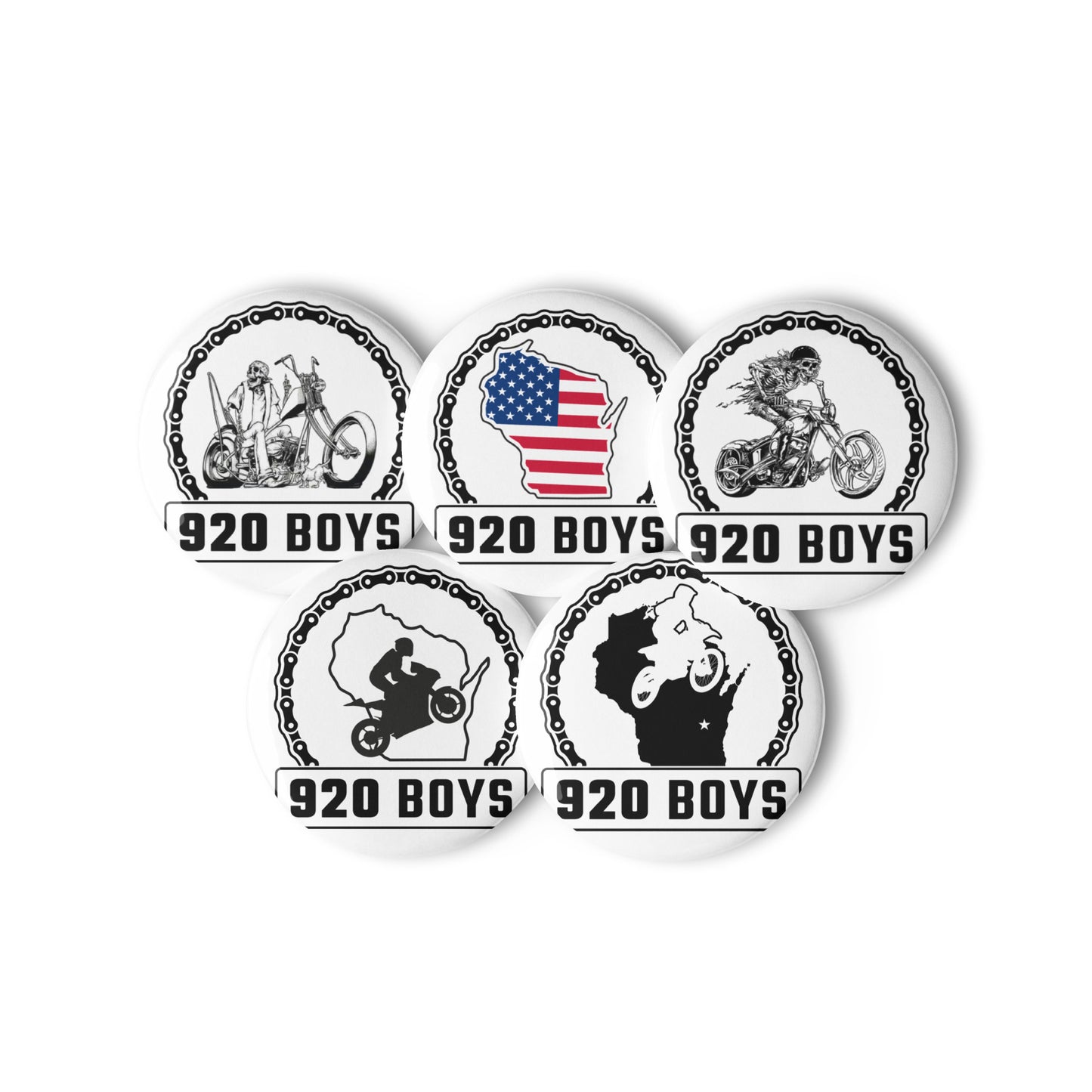 Button Swag Set of 5