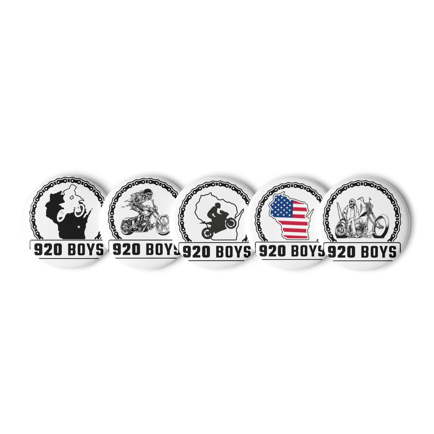 Button Swag Set of 5